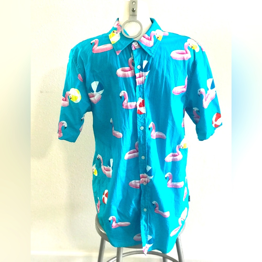 Ocean Current Flamingo Floaty Shirt 🏊‍♂️ 🦩